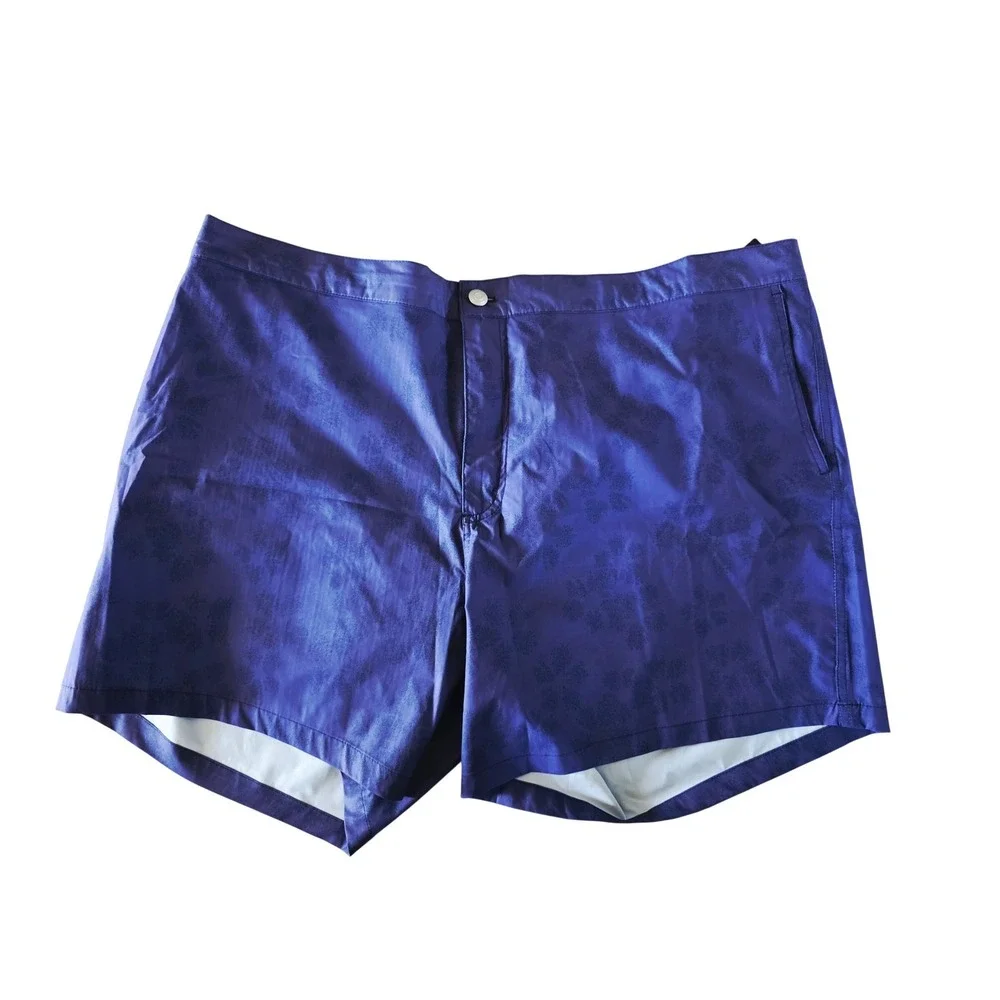 Peter Millar Crown‎ Crafted XXL Navy Floral Swim Trunks Mens NWT $110
